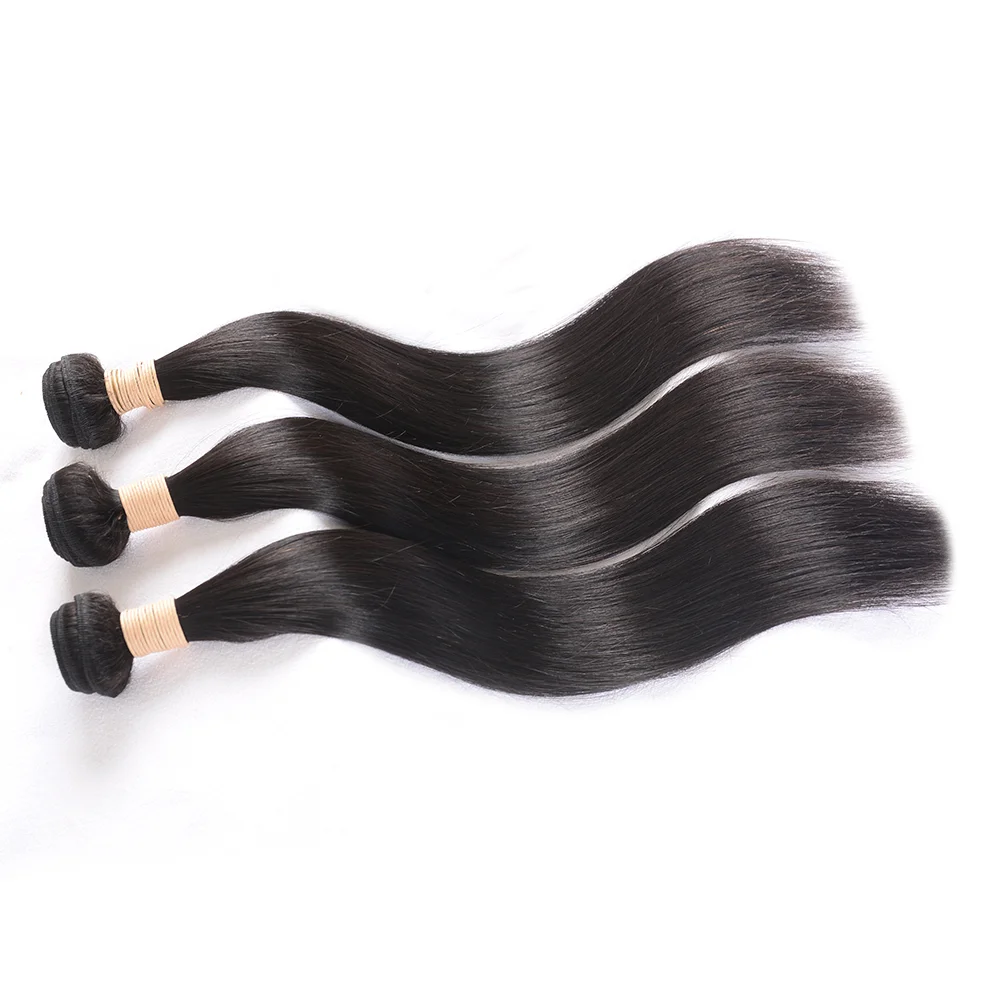 Pacotes retos peruanos para mulheres negras, tecelagem, 100% cabelo humano, pacote natural, extensões de cabelo, 3 pacotes Deal