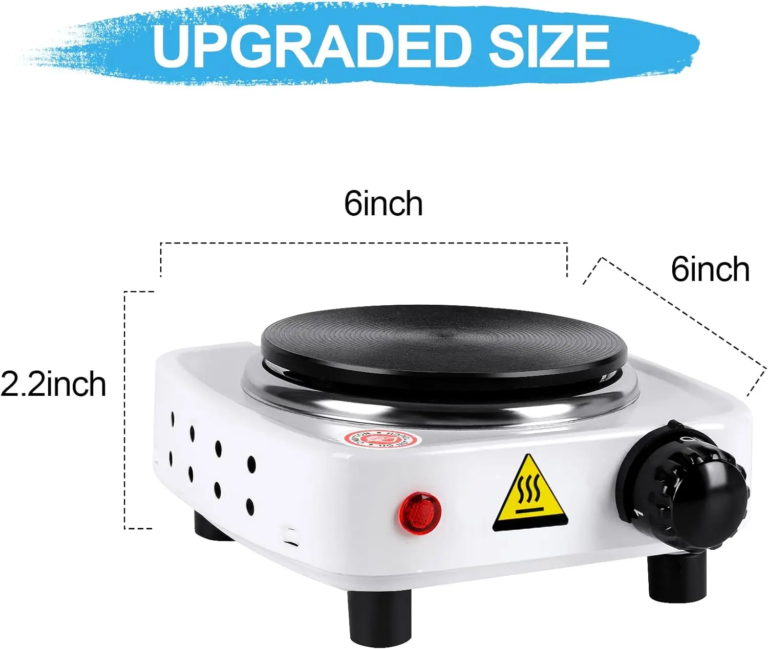 500W Portable Single Burner Camping stove Electric Cast Iron Hot Plate