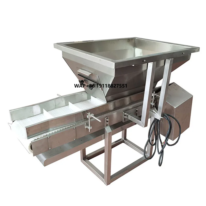 2024 New Customized Durable 304 Stainless Steel Vibrating Feeder 150L Anti-Bacterial Food Industry Large Feeding Hopper for