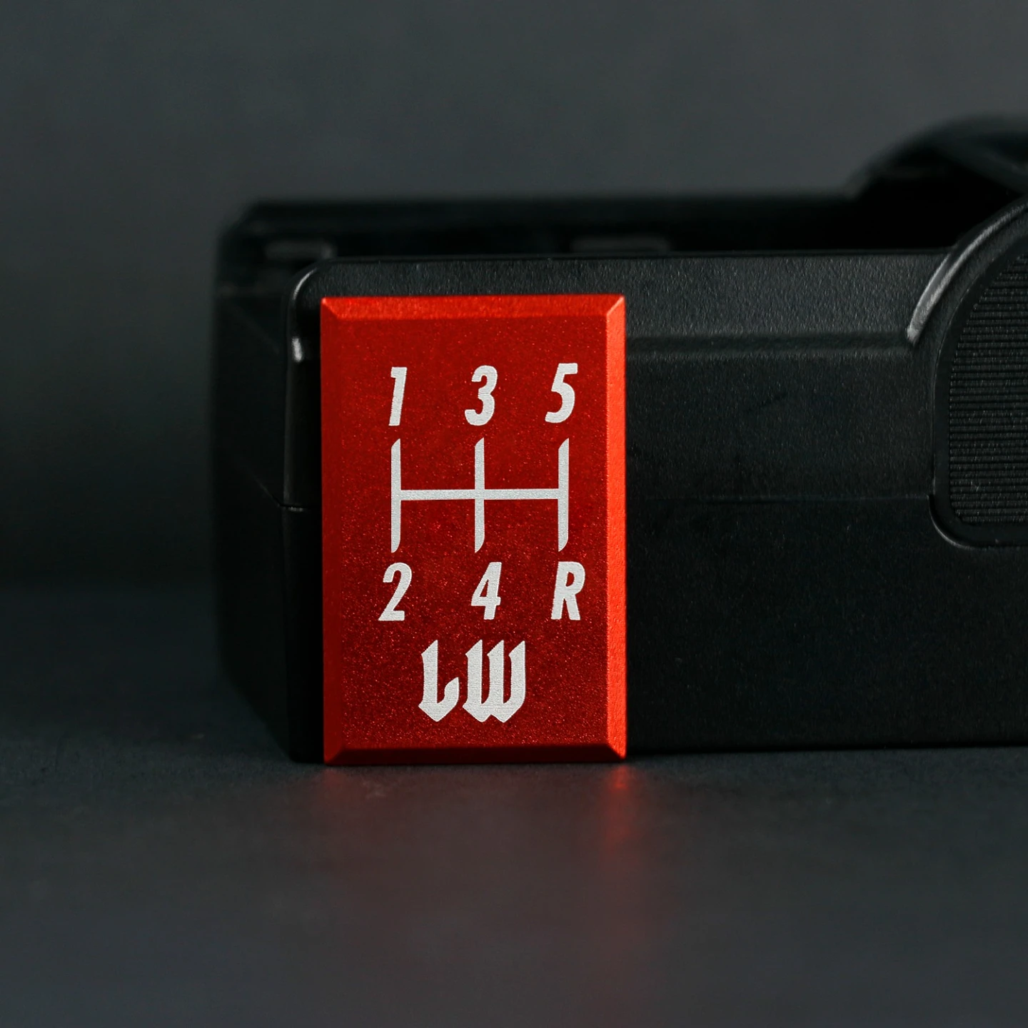 LW Emblem Getriebe Auto Gangschaltung Muster Manuelle Getriebe Aufkleber Stick Gedruckt Tag Innen Aufkleber Abzeichen