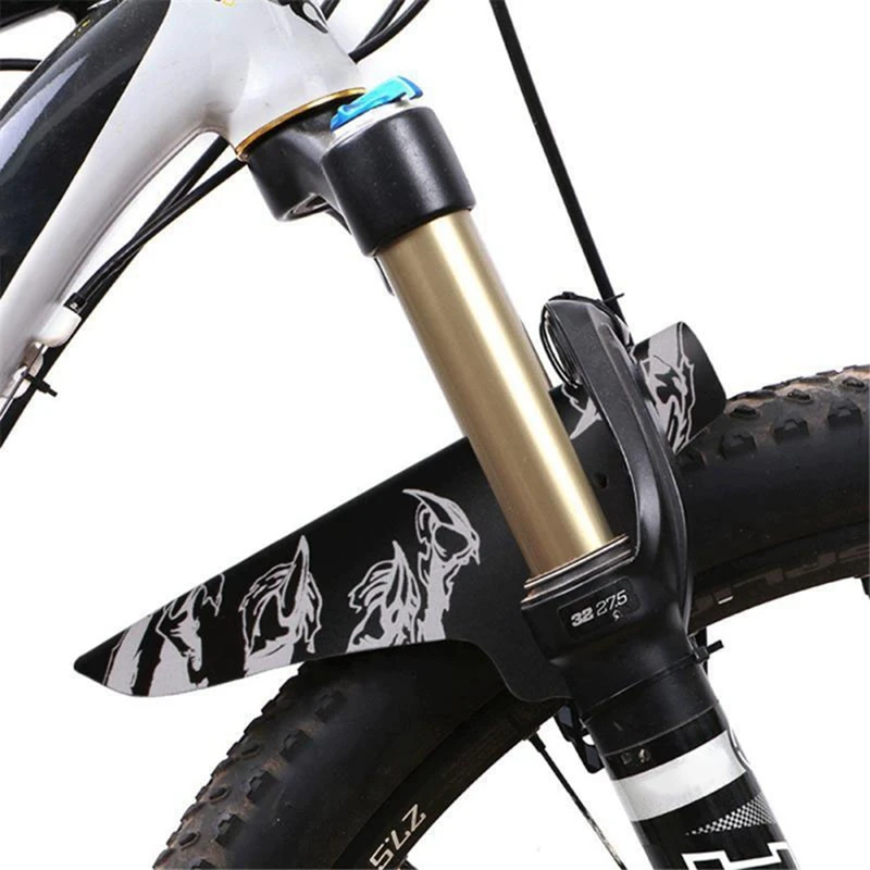 Bicycle Reflective Fender Ultra-Thin Front Fork Simple Rain Fender Mountain Bike Mudguard Cycling Rain Shield Fender