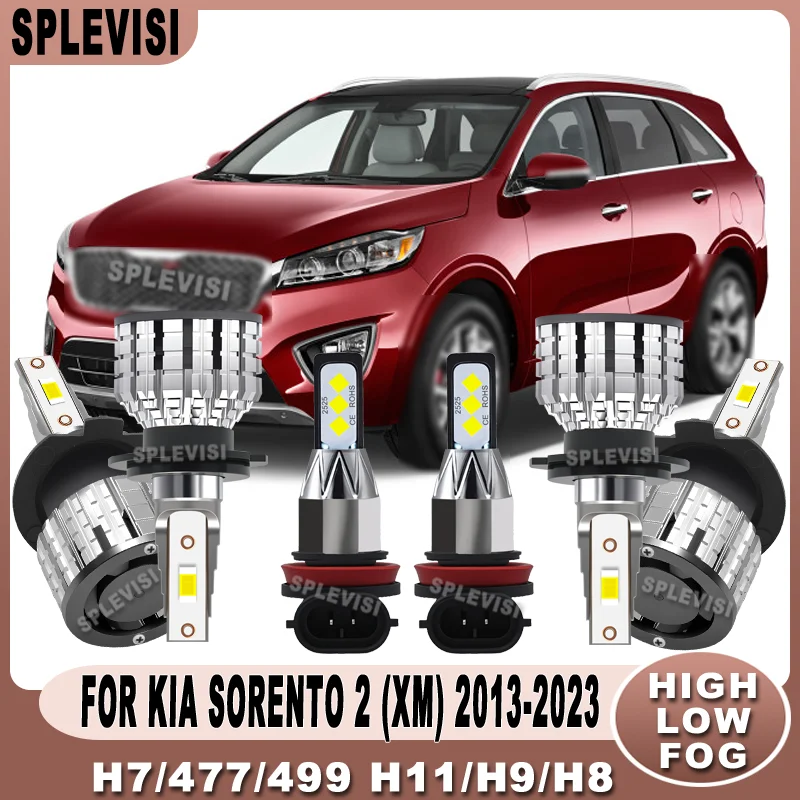 

Vibration-resistant Beam Energy-efficient LED Headlight Fog Light For KIA SORENTO 2 (XM) 2013 2014 2015 2016 2017 2018 2019-2023