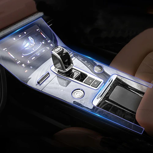 Imagen 2 del producto Película para consola central de coche, Panel de consola de pantalla de navegación, Protector de TPU de repuesto para Tiggo 8 PRO MAX 2022