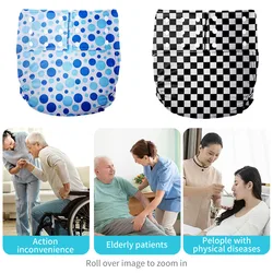BIAI Adult Washable Diapers Breathable Cloth Diaper Pants for Old Waterproof Nappy Anti-leak Reusable Useful for Incontinence