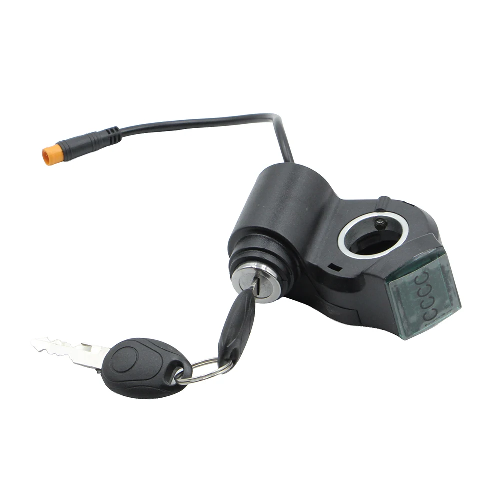 Waterproof Electric Scooter Ignition Key Switch Lock, 3 Pin Plug for Electric Scooter Motorcycle Power Switch Lock Accessories - view 4