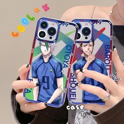 Anime Blue Lock Phone Case For IPhone 15 14 13 12 11 Pro Max XS X XR Mini Protective Cover