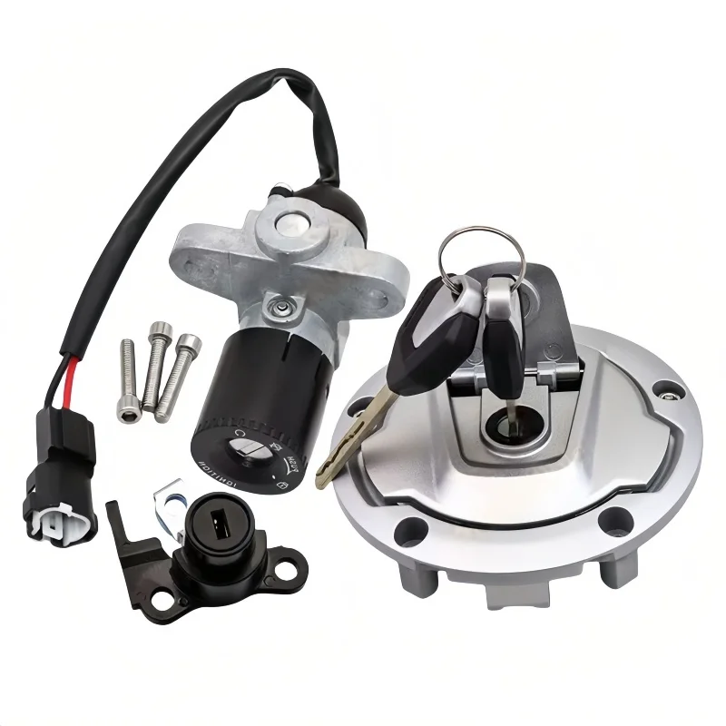 FOR CFMOTO CF Moto 250SR  300SR CF250SR 250 SR 2016-2021 300S R Motorcycle Ignition Switch Gas Cap Key Set Accessories