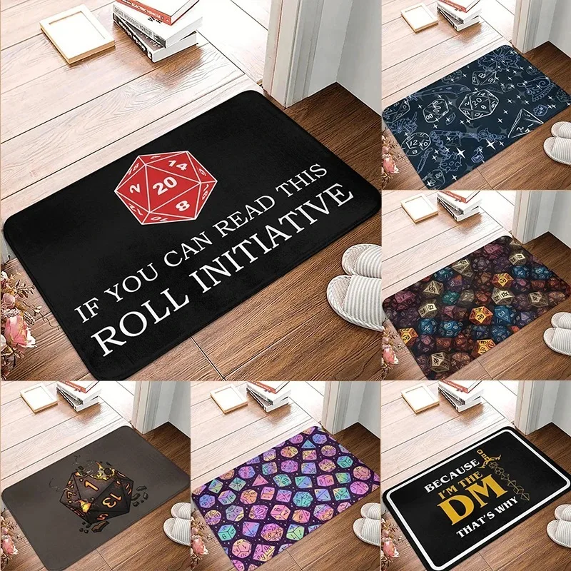 Dnd Game House Initiative Front Floor Door Entrance Mat Outdoor Kitchen Doormat Living Room Carpet Rug