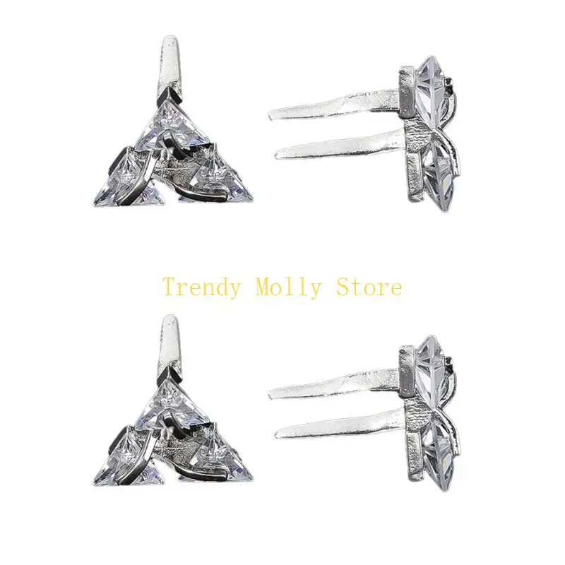 

N5KB Shoe Charms Shoe Decoration Shoe Clips for Evening Party Shoe Buckles