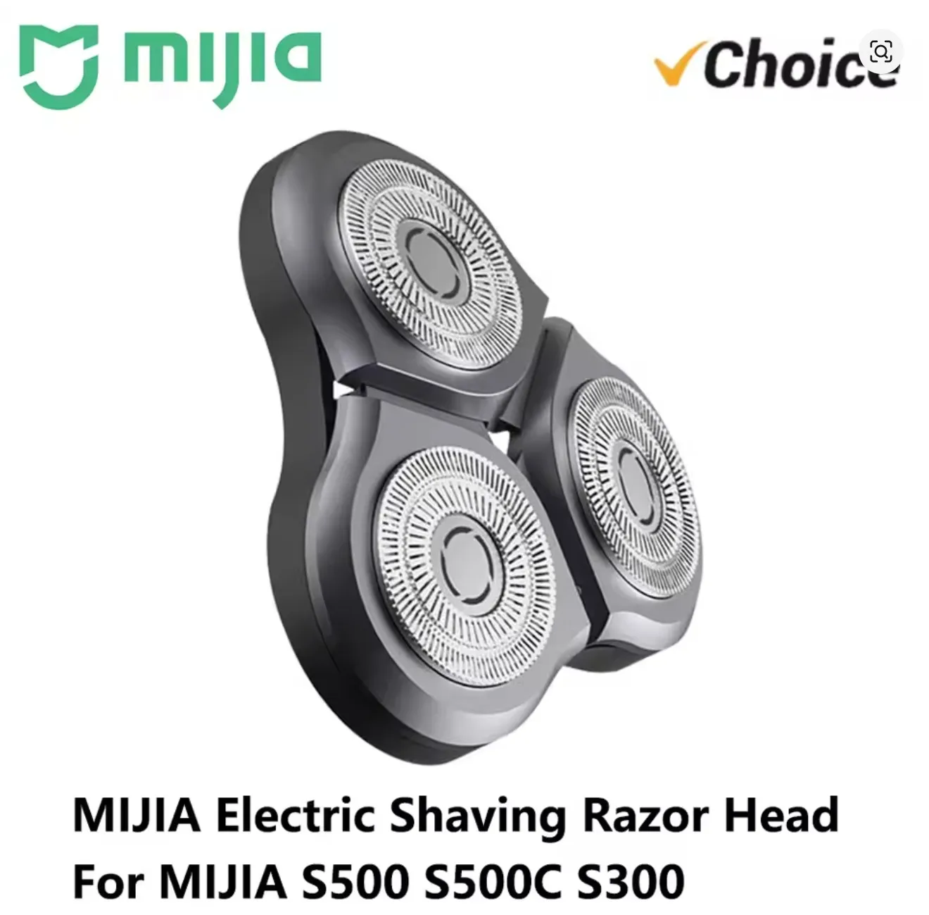 Original MIJIA Electric Shaving Razor Head Dry Wet Shaving Machine Beard Trimmer Replacement Shaver Blade Xiaomi S500 S500C S300