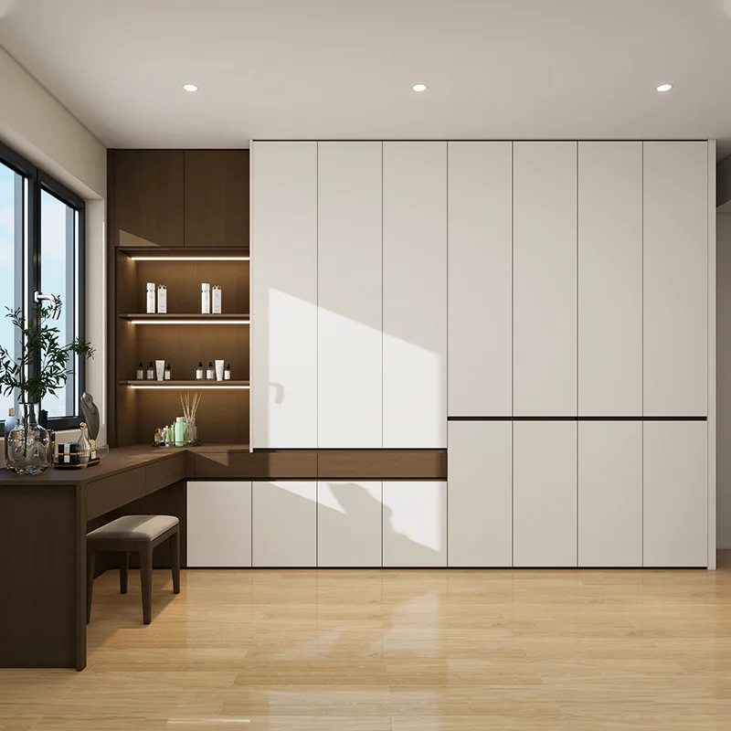 Whole house custom wardrobe, bedroom dining side cabinet, TV cabinet, custom solid wood wardrobe manufacturer,