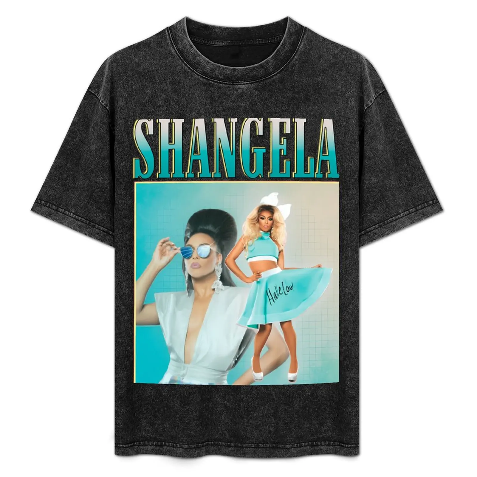 Shangela vintage retro T-Shirt new edition plus size tops customizeds vintage t shirt men