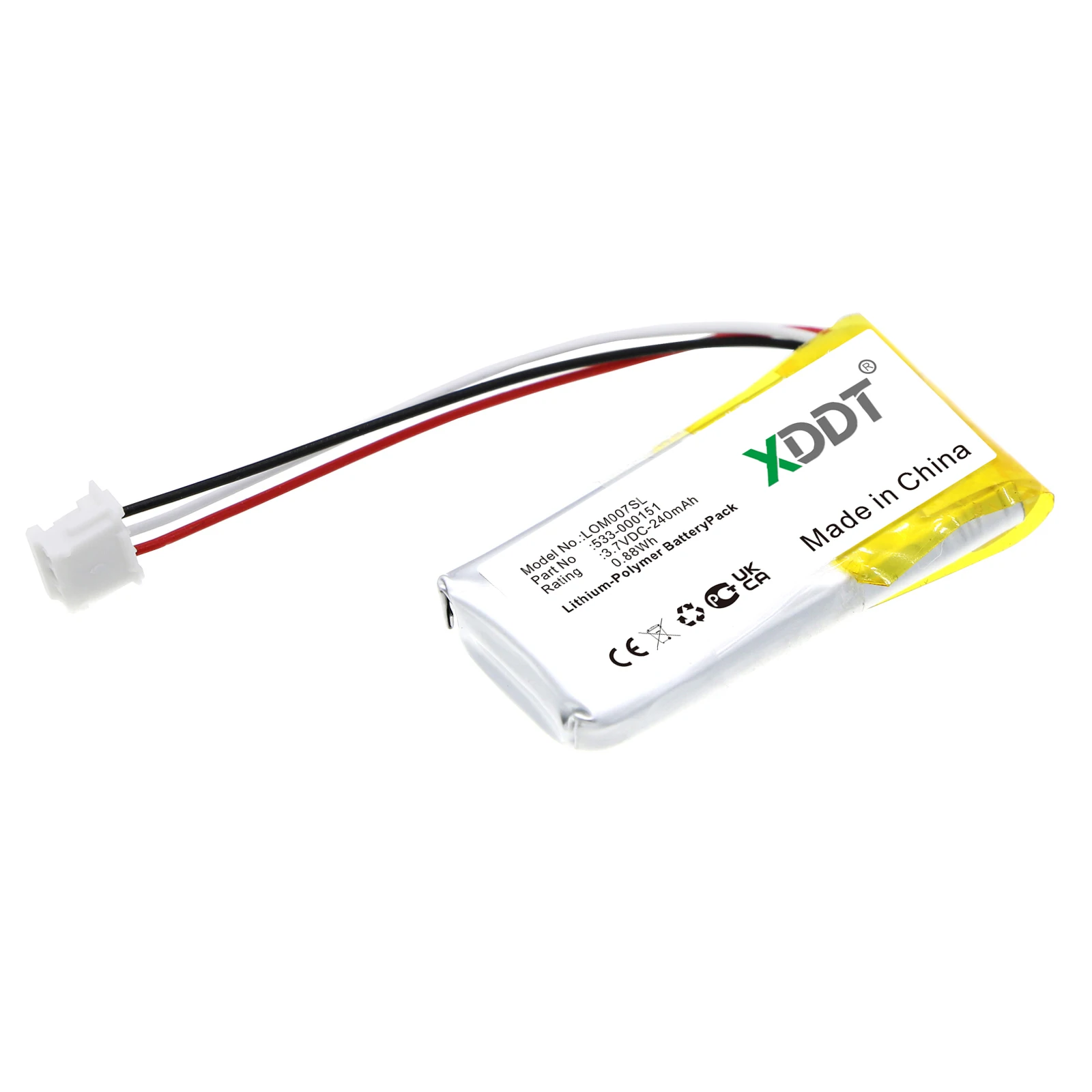 240mAh 3.7V Replacement Battery For Logitech G Pro X GPW 1 2 Wireless Mouse Feet Skates AHB521630PJT-05 Superlight M-R0070 SPEED