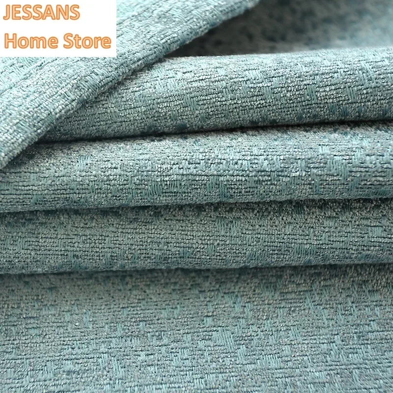 

European-style Light Luxury Thickened Chenille Embroidered Window Screen Curtains for Living Room Bedroom Finished Product