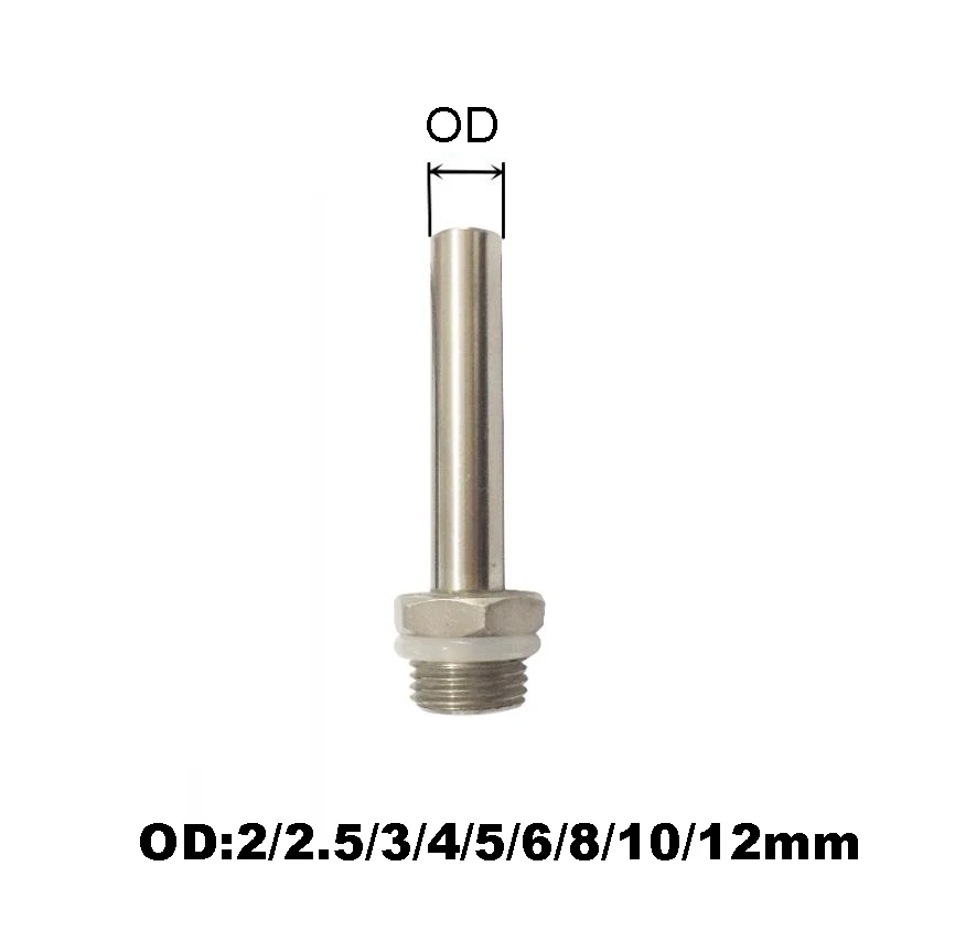 A03 A02 Stainless Steel Filling Nozzle For Manual Filling Machine Accessoreis Diameter 2mm 3mm 4mm 5mm 6mm 8mm 10mm 12mm