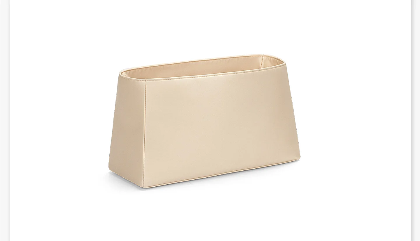 Stunning High Quality Acetate Silk Bag Organizer for LV ANYTIME Bag Storage Cosmetic Organization Insert Inner Bag