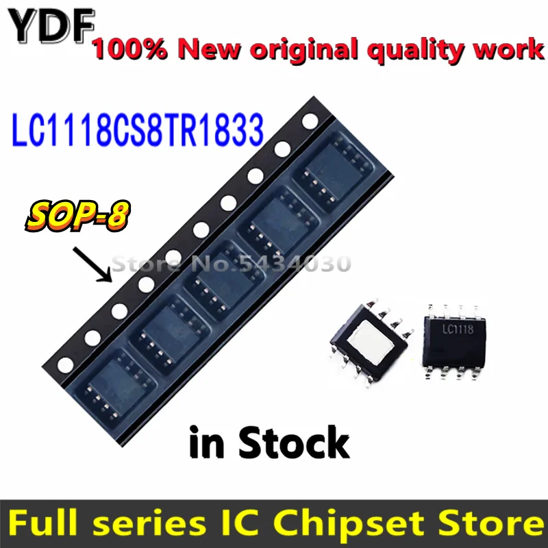 (5-10pcs) 100% New LC1118CS8TR1833 LC1118 LC1118CS8TR sop-8 Chipset