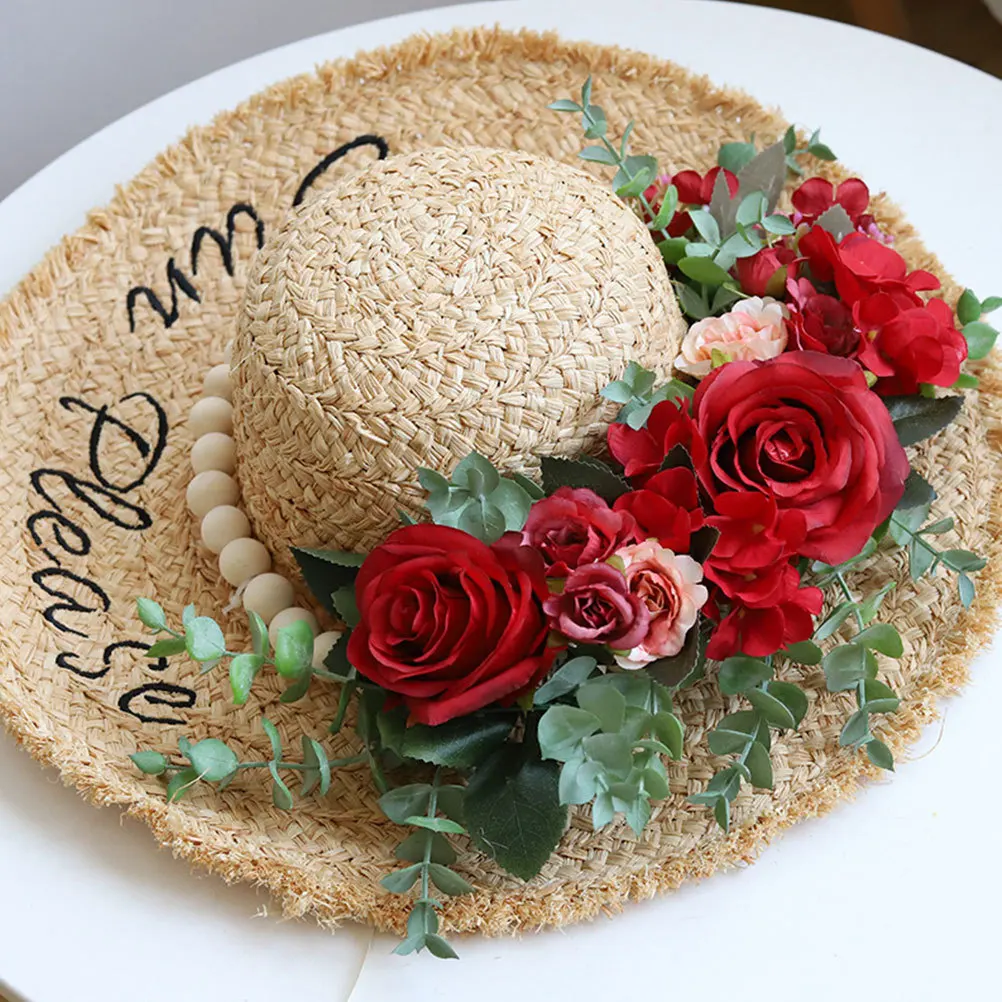 إكليل الزهور الاصطناعية فو ليف جارلاند لديكور المنزل حفل زفاف عطلة الباب الجدار الشنق الديكور اكاليل احتفالية