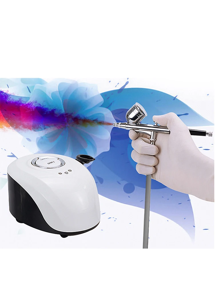 Water Oxygen Air brush Injector Machine Face Steame Compressor Facial Airbrush Makeup Tattoo Cake Spray Gun For Nail Art Desgin