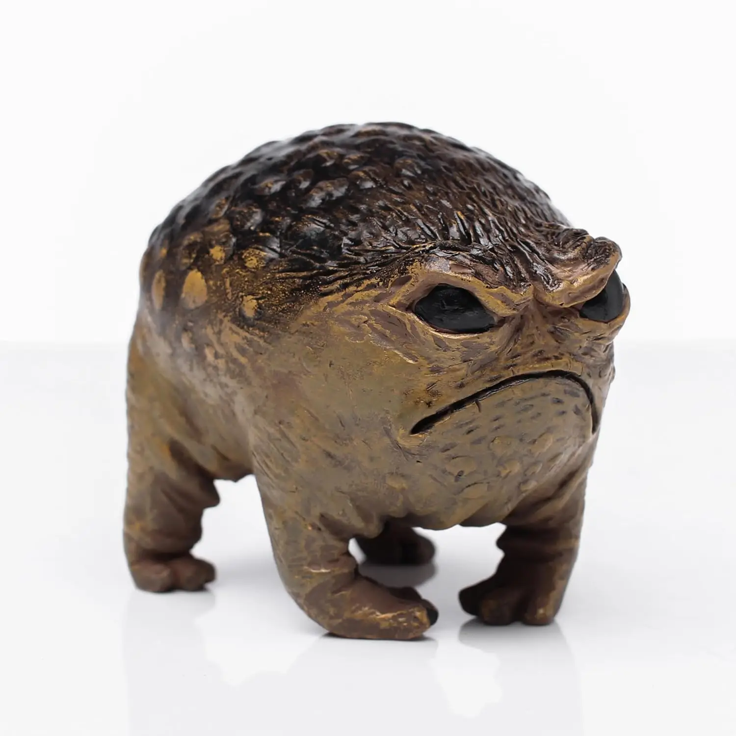 Weird Queer Grumpy Frog Toad Statue Ugly Angry Outdoor Garden Yard Decor Statue Fun Novelty Home Office Decor, Customized
