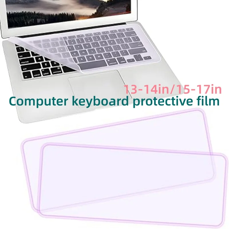 1pcs Universal Laptop Keyboard Protective Film Dustproof and Waterproof Ultra-Thin Office Computer Accessories Random Color