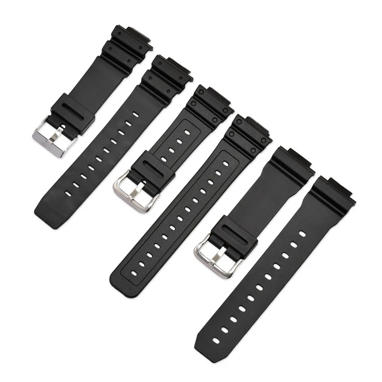 16mm Resin Strap for Casio DW-5600/5610 DW6900 DW9052 GW-M5610/5600 Sport Diving Rubber Watchband Bracelet Watch Accessories