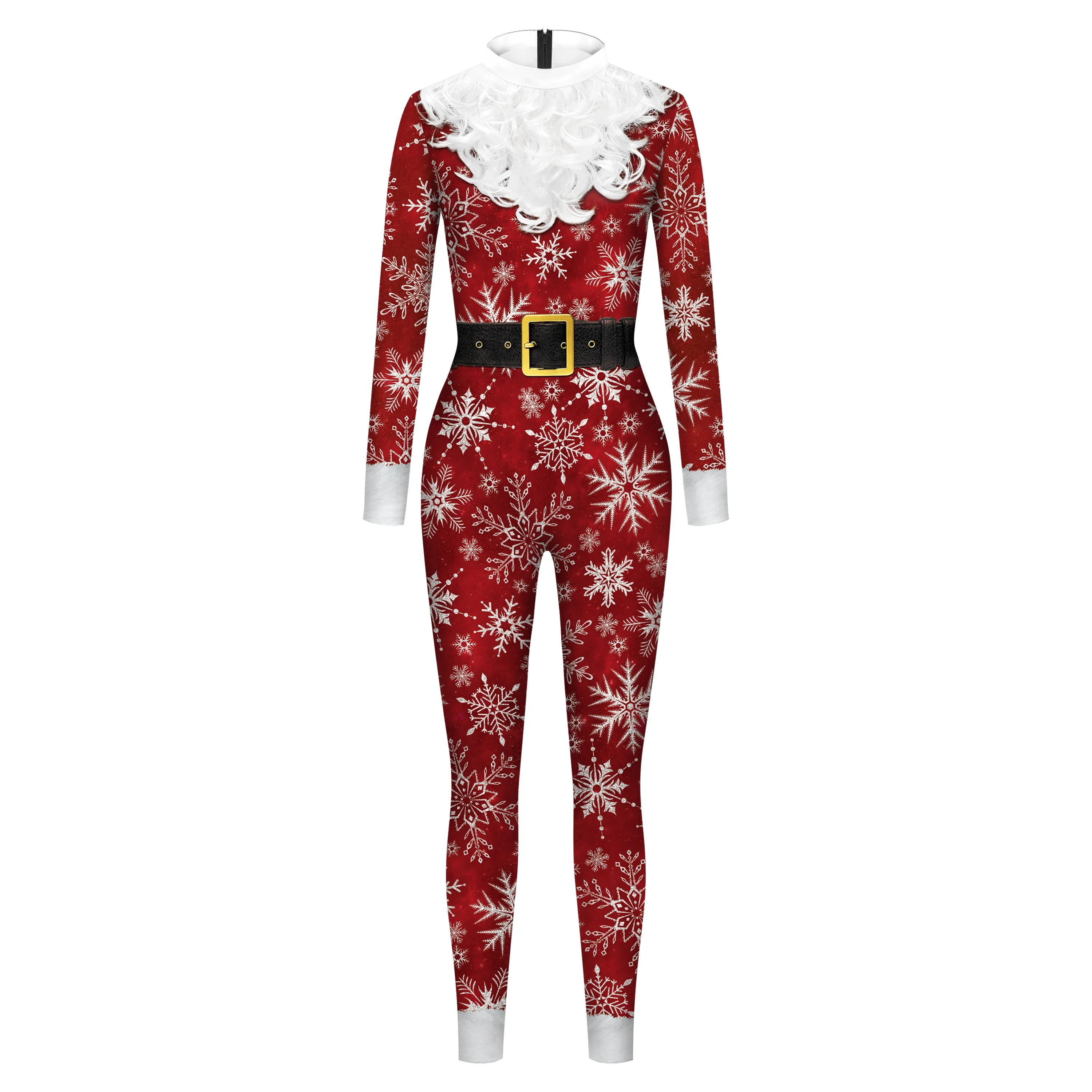 Costume de Teanoon Santa Claus pour adultes, costume de batterie Zentai Cosplay, déguisement de carnaval, tenue de fête de vacances, cadeau de Noël pour couple