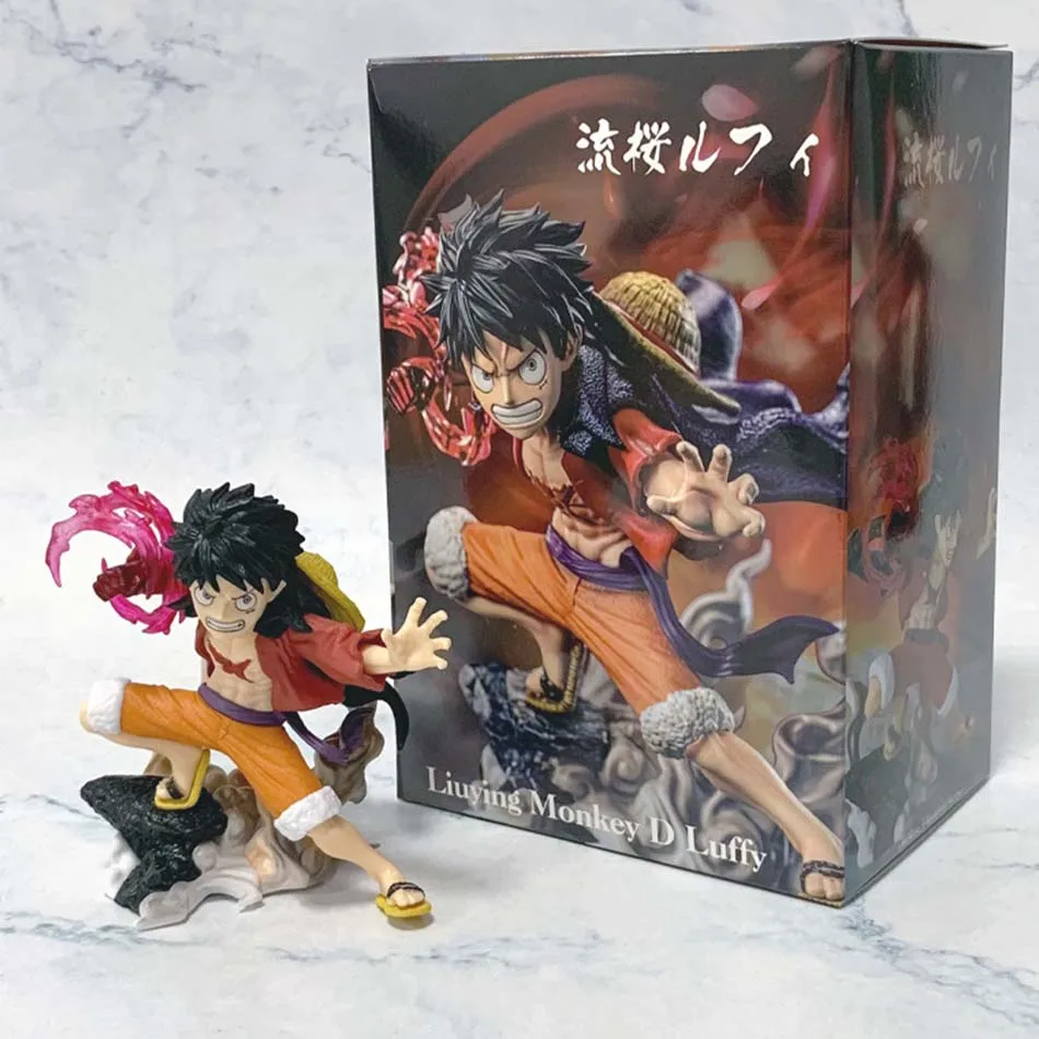 Hot sold One Piece The Island Of Ghosts Battle Series Ryou Luffy Figure Anime Periphery Cool Model Toys Desktop Ornaments Gifts