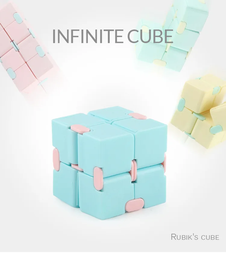 Infinity Cube Square Puzzle Spielzeug entlasten Stress Spaß Handspiel vier Ecken Labyrinth Spielzeug Kinder Erwachsene Dekompression Magie Zappeln