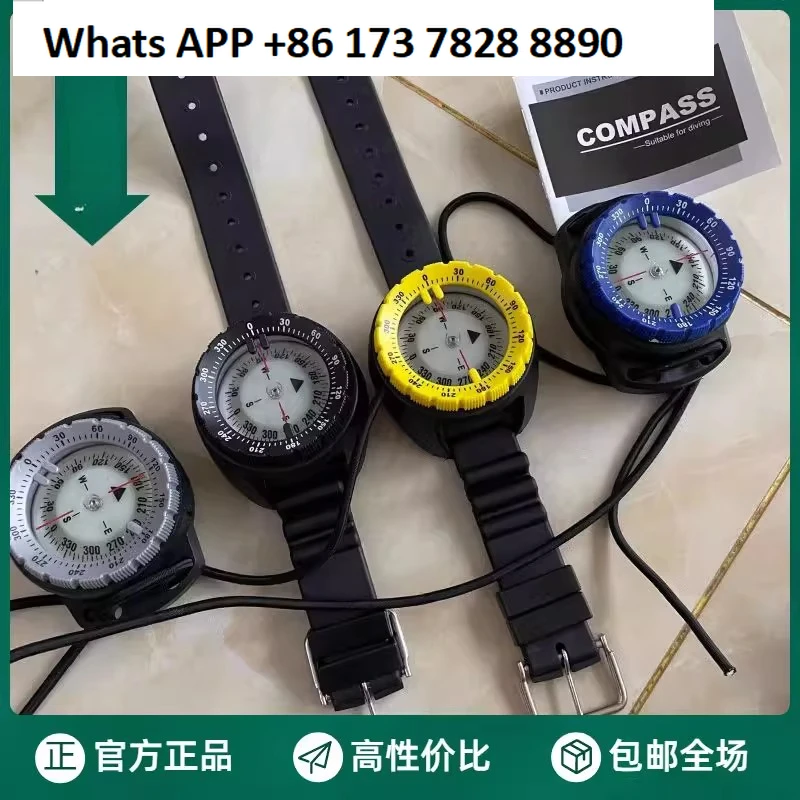 

Diving direction watch, hand-worn wrist compass, elastic rope compass positioning luminous, diving compass