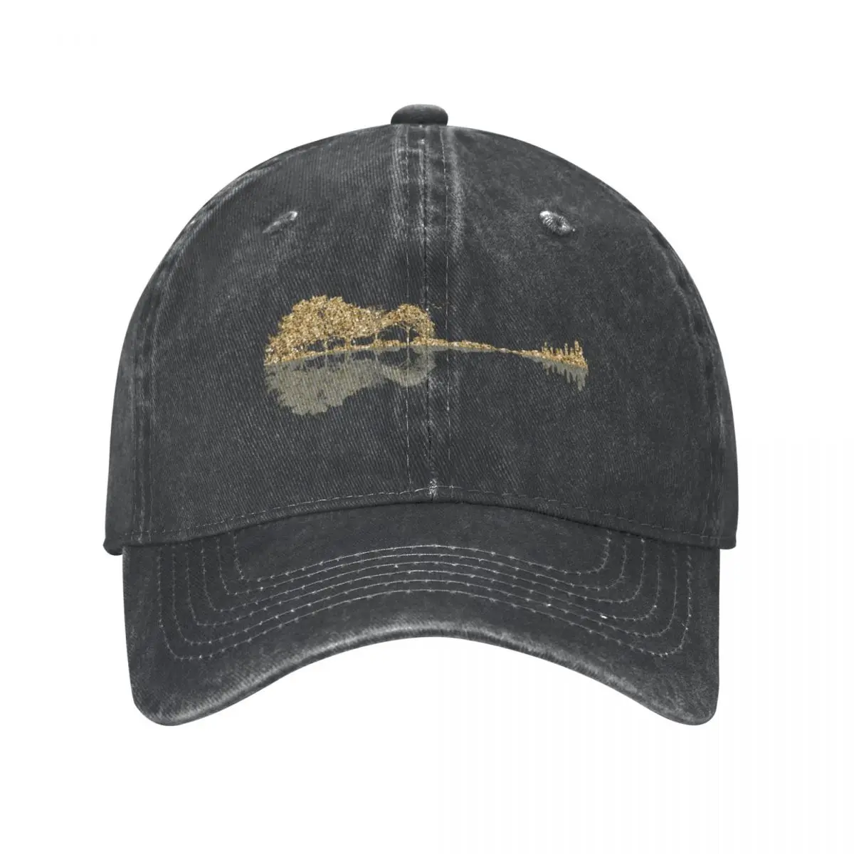 Gold Glitter Nature Guitar Cowboy Hat Sports Cap Anime Hat Mountaineering Girl'S Hats Men's