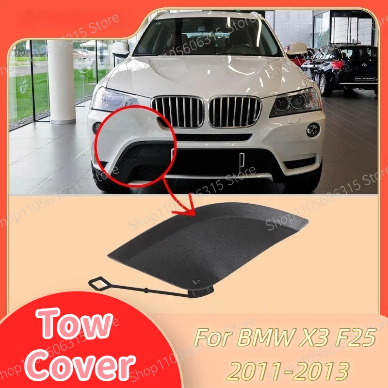 For 11-13 models BMW X3 Front Bar Trailer Cover F25 Tow Hook Tow Rope Cover Rescue Hook Cover