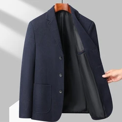 Suit Jacket Men 2023 New Explosive Autumn and Winter Light Business Casual Men's Advanced Sense of High-end Single Sisi Clothing