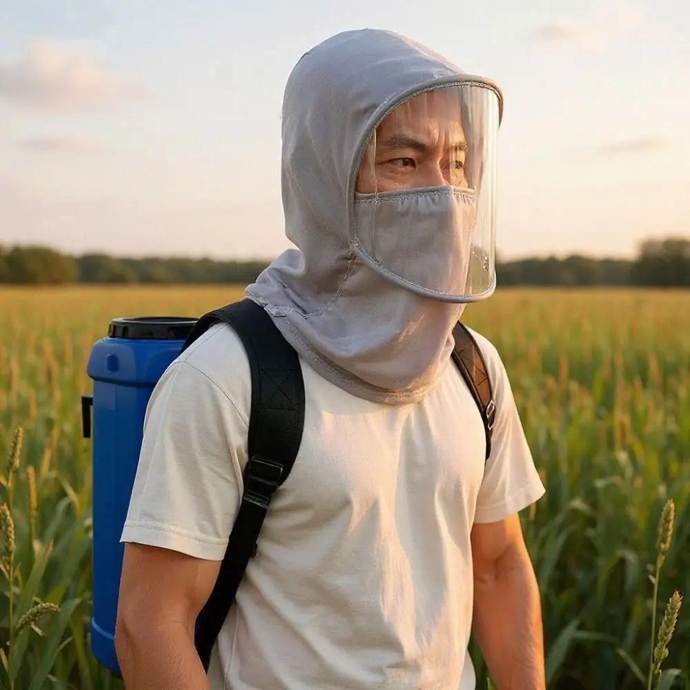 Dust Proof Full Face Mask Saliva-Proof Anti Fog Face Protective Shield Detachable Breathable Spraying Protection Mask BBQ