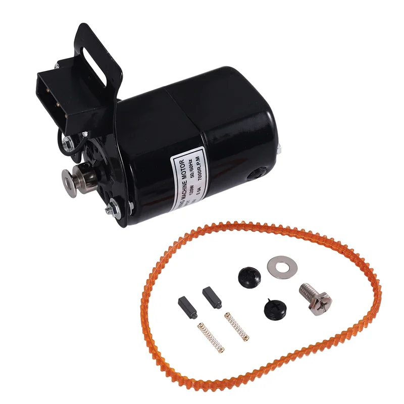 ABRM-220V 120W Sewing Machine Motor 7000 RPM K-Bracket 0.6 AMP Home Sewing Machine Parts AC Motor