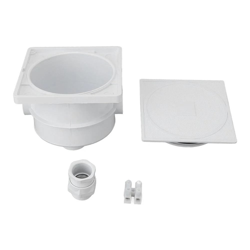 Underwater Light Junction Box Waterproof Enclosure with Resistant ABS Material for Outdoor Pool Lighting Setup