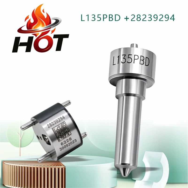 Fuel Spray Nozzle And Control Valve Combination Kit L135PBD+28239294 Pieces Fuel Supply System Compatible With EJBR00504Z LI2842
