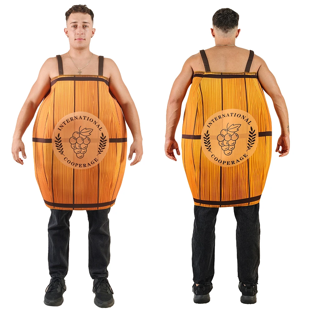옥토버 페스트 맥주 배럴 코스프레 판타지 의상 할로윈 파티 변장 천 롤 플레잉 정장 복장 할로윈 의상 카니발