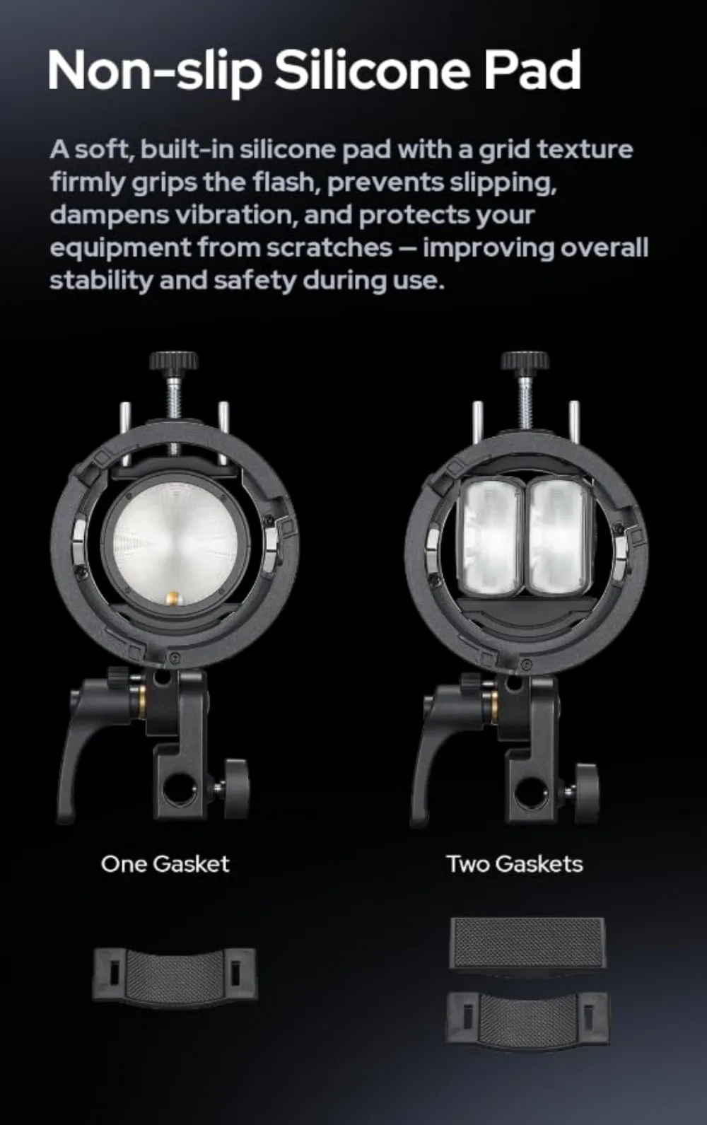 NEUE Godox S3 Speedlite-Halterung für Godox AD200Pro AD200Pro II AD400Pro AD400Pro II AD600Pro – Detail 6