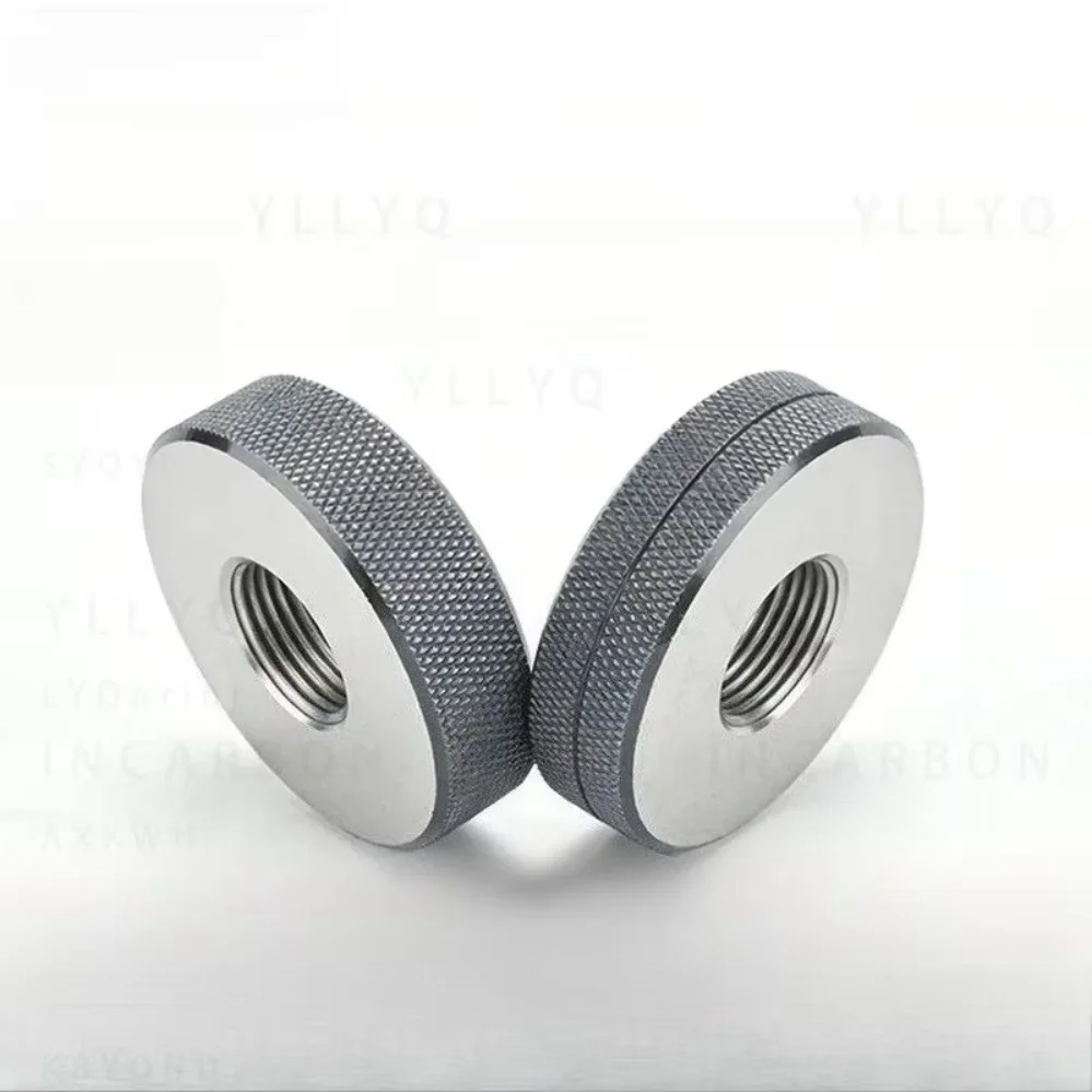 1SET(1*GO+1*NOGO)2A 1''1/4 1''5/16 1''3/8 1''7/16 1''1/2 1''9/16 1''5/8 UN/UNC/UNF/UNS/UNEF America Fine Tooth Thread Ring Gauge