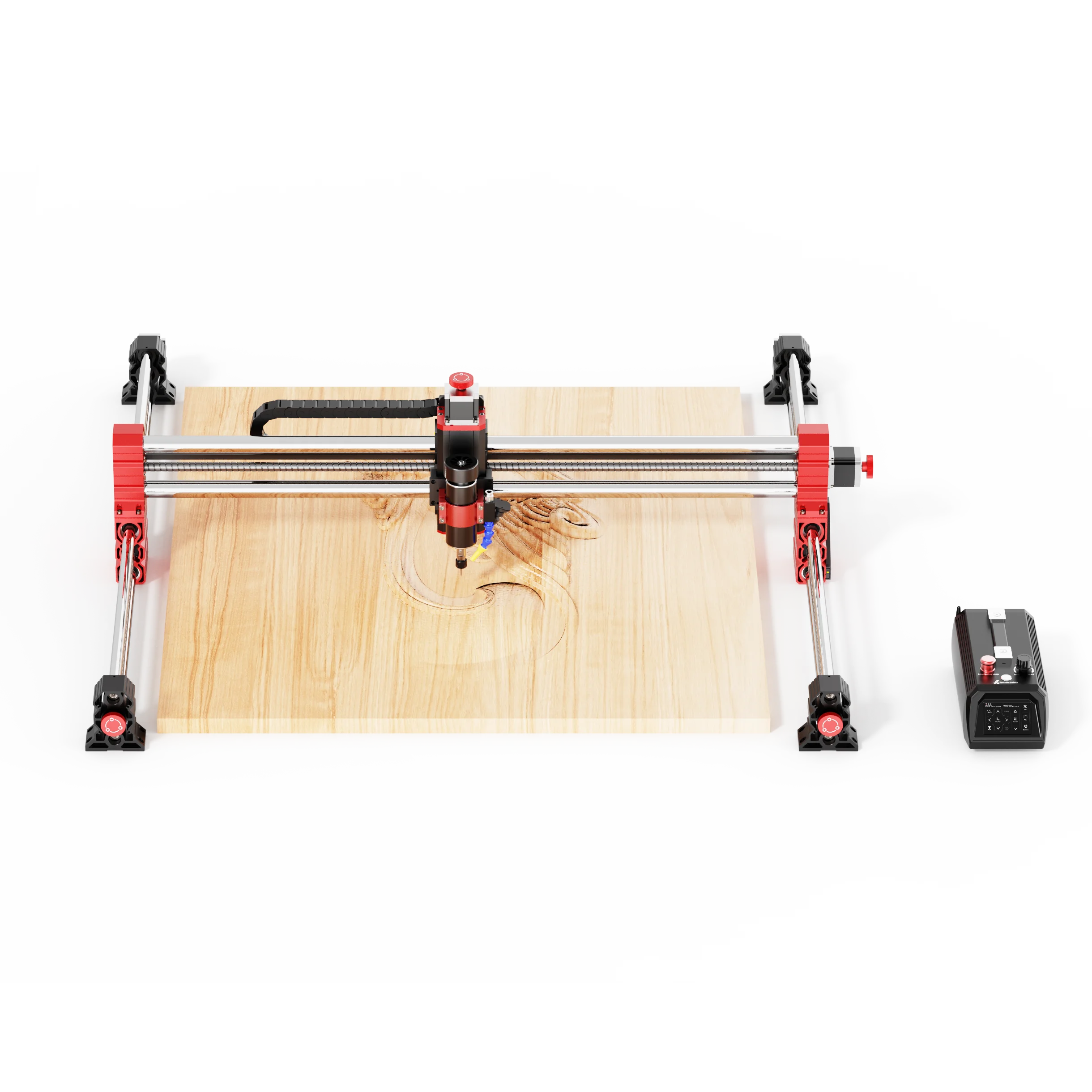 

Twotree TTC-H40 Гравировальный станок с ЧПУ 500 Вт Двигатель шпинделя 3 оси/4 оси 1000x1000x100 мм для фрезерного станка с ЧПУ по дереву из нержавеющей стали