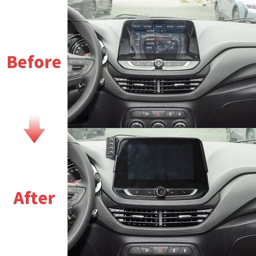 Imagen 2 del producto Soporte de teléfono para coche para Chevrolet Onix 2020 2021 2022 2023 (8.0 pulgadas) soporte GPS soporte de navegación accesorios para automóviles