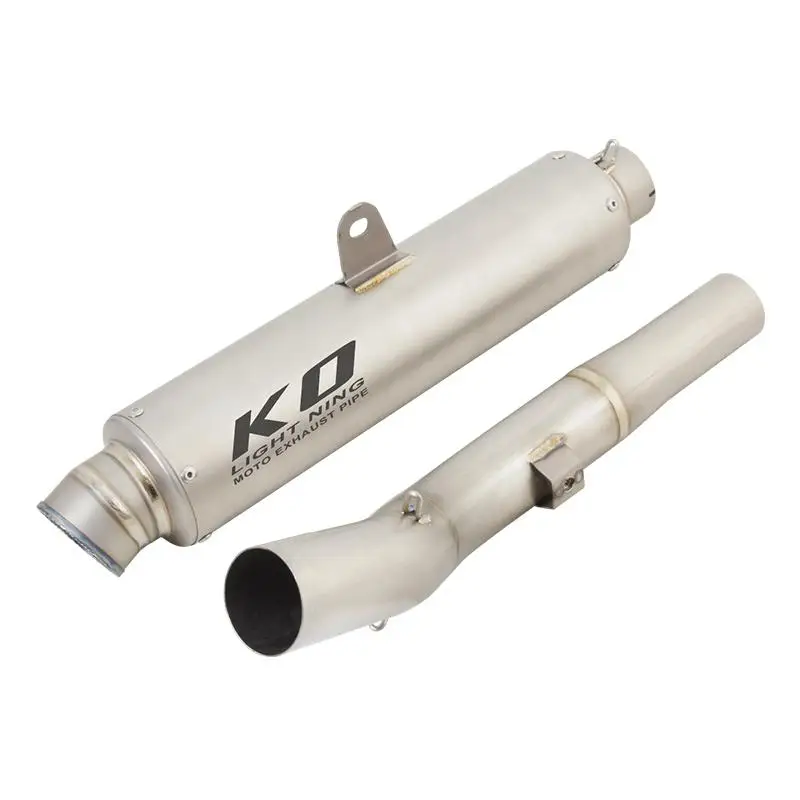 Slip On For Kawasaki KX250 KO250X 2021-2024 Motorcycle Exhaust Muffler Link Pipe Titanium Alloy Tips Connecting Tube 2022 2023