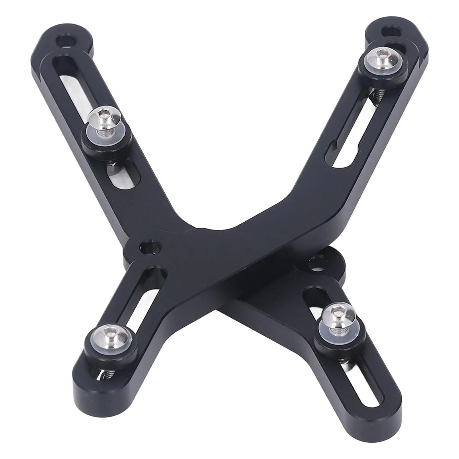 Universal Motorcycle Windshield Bracket Adjuster - Black Impact Resistant Windscreen Accessory