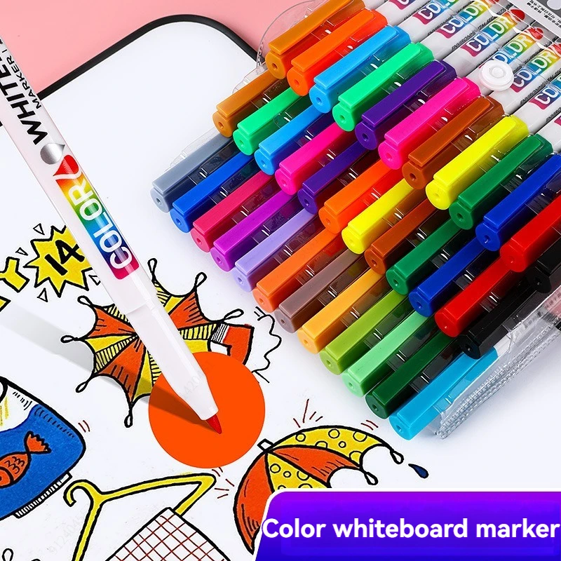 12/24Colors Dry Erase Markers - đánh giá và giá Correction Pen Fine