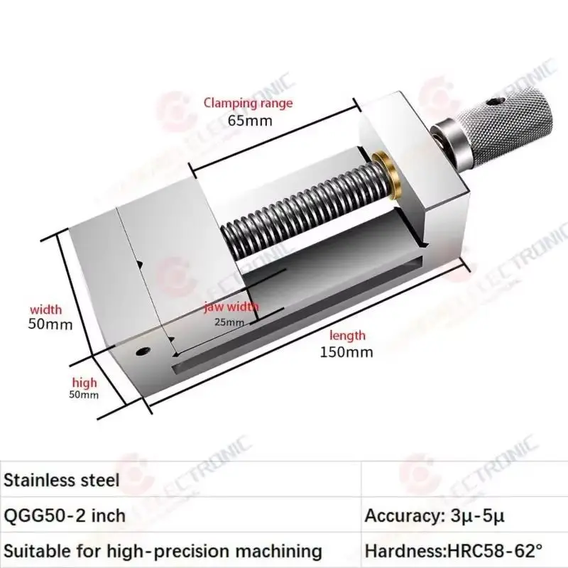 

2"Inch High Precision Right Angle Vise Grinder CNC Vise Gad Tongs For Surface Grinding Machine Milling