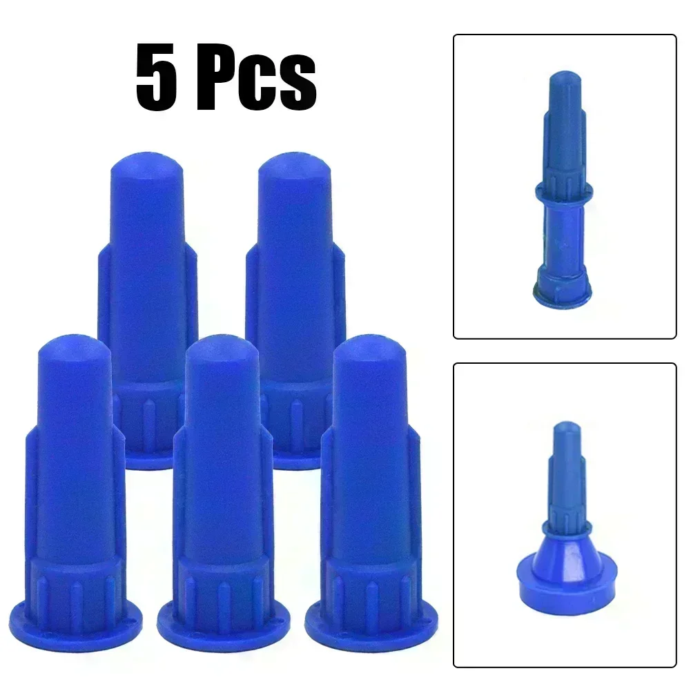 5pcs 56mm Silicagel Caulking Spare Part Nozzle Cartridge Type Caulking Spray Tip Cylindrical Nozzle Accessories