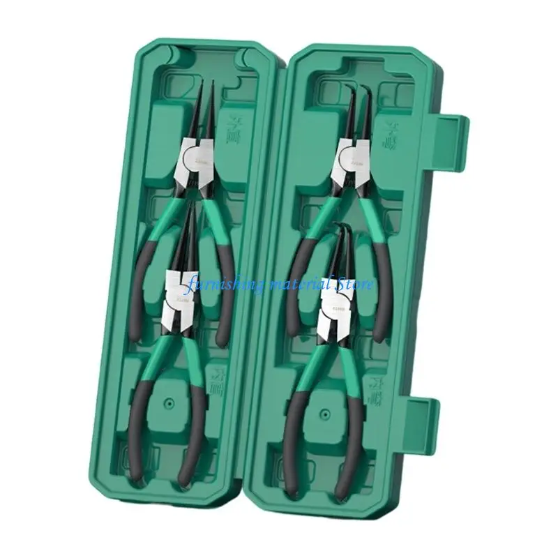 Y5GD 7inch Circlip Pliers Needle Nose Pliers For Removing Installing Puller Locking
