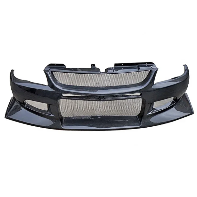 Applicable for Mitsubishi Evolution 8 9 Modification Parts Voltex Style Carbon Fiber Front Bumper Large Surround Front Spoiler S