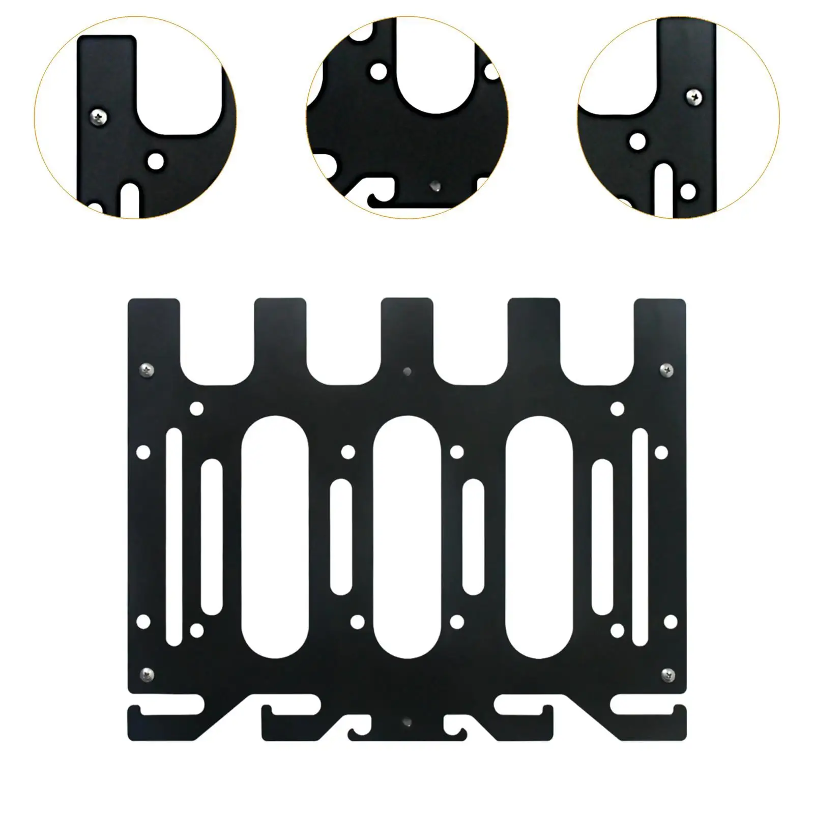 Power Tool Storage Rack Compartment Utility Metal Tool Equipment Drill Battery Power Tool for Gift Garage Workshops Tool Rooms